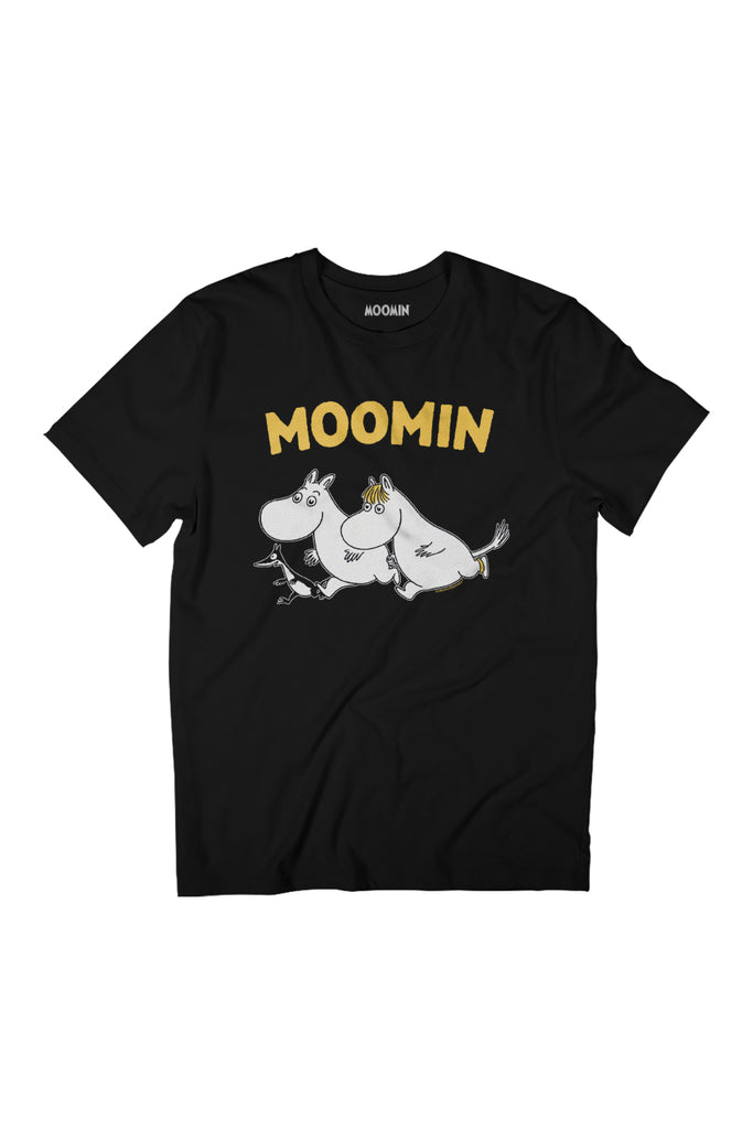 Moomin Running Moomintroll And Snorkmaiden Women's Relaxed Fit T-Shirt-ALL + EVERY