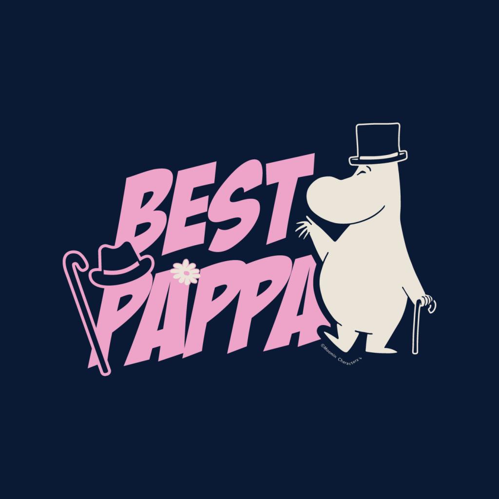 Moomin Best Pappa Light Text Moominpappa Men's T-Shirt-ALL + EVERY