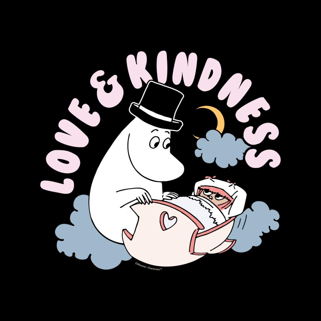 Moomin Love And Kindness Moominpappa With Baby Men's T-Shirt-ALL + EVERY