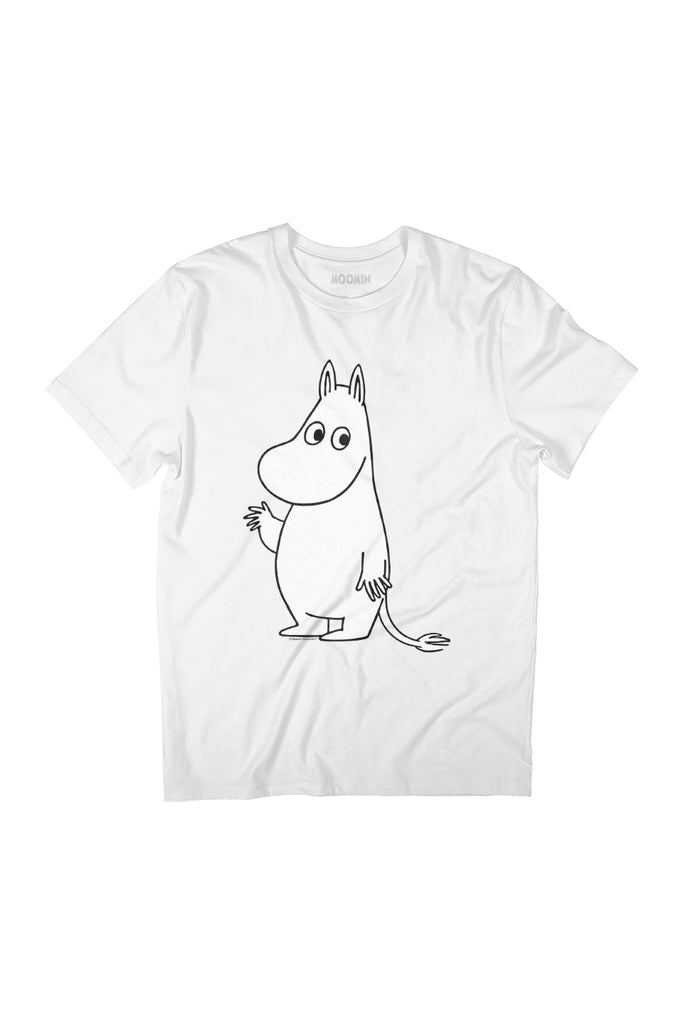 Moomin Moomintroll Waving Women's Relaxed Fit T-Shirt-ALL + EVERY