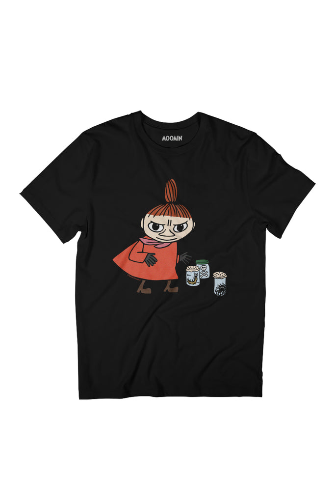 Moomin Little My Playing With Creepy Crawlies Spooky Women's Relaxed Fit T-Shirt-ALL + EVERY