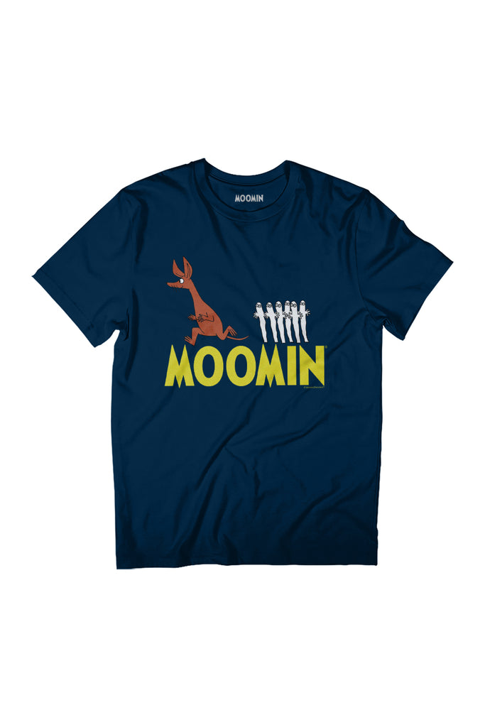 Moomin Sniff Running From The Spooky Hattifatteners Women's Relaxed Fit T-Shirt-ALL + EVERY