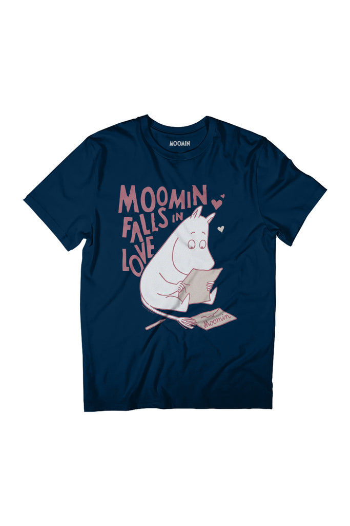 Moomin Falls In Love Moomintroll Love Letter Women's Relaxed Fit T-Shirt-ALL + EVERY