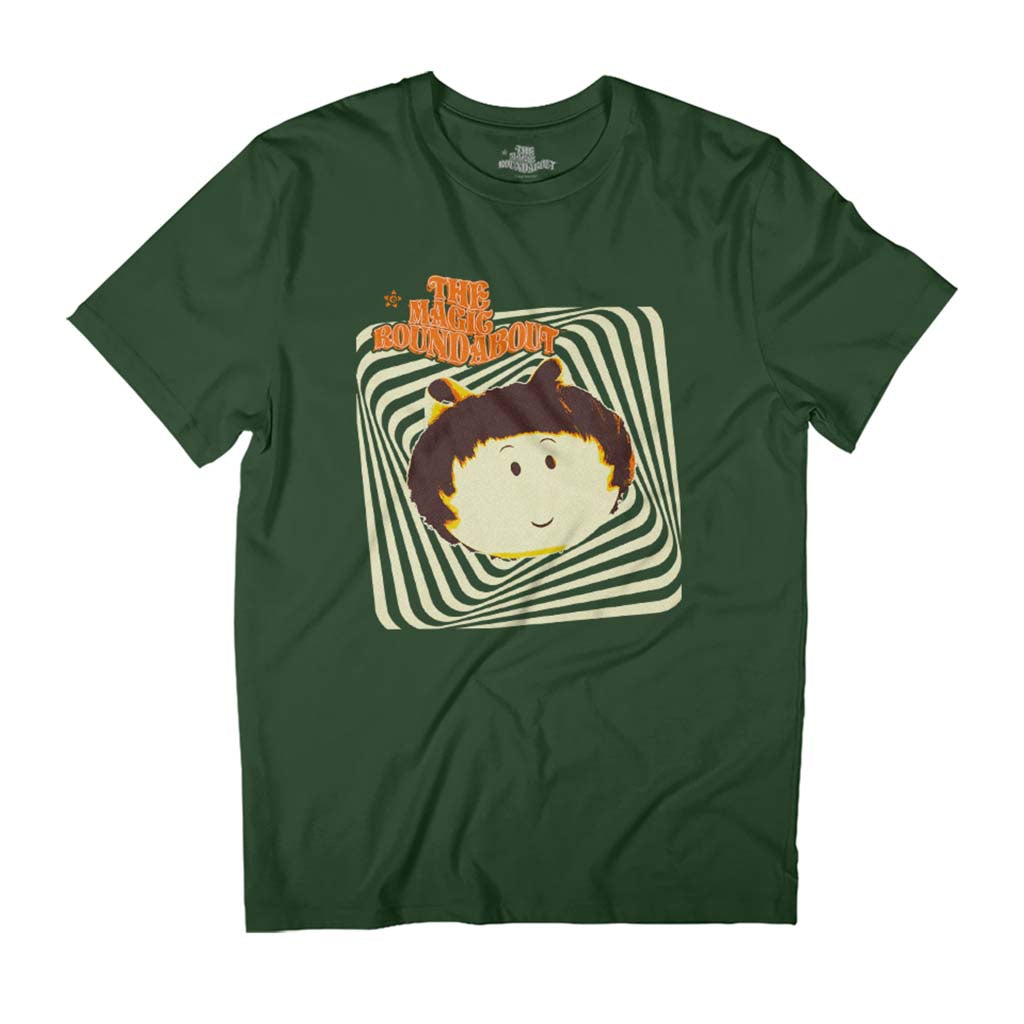 The Magic Roundabout Margote Monochrome Ray Lines Men's T-Shirt