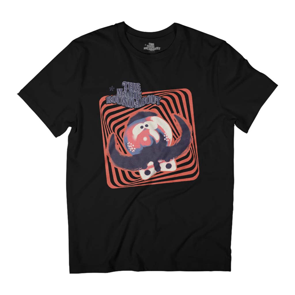 The Magic Roundabout Zebedee Psychedelic Lines Men's T-Shirt