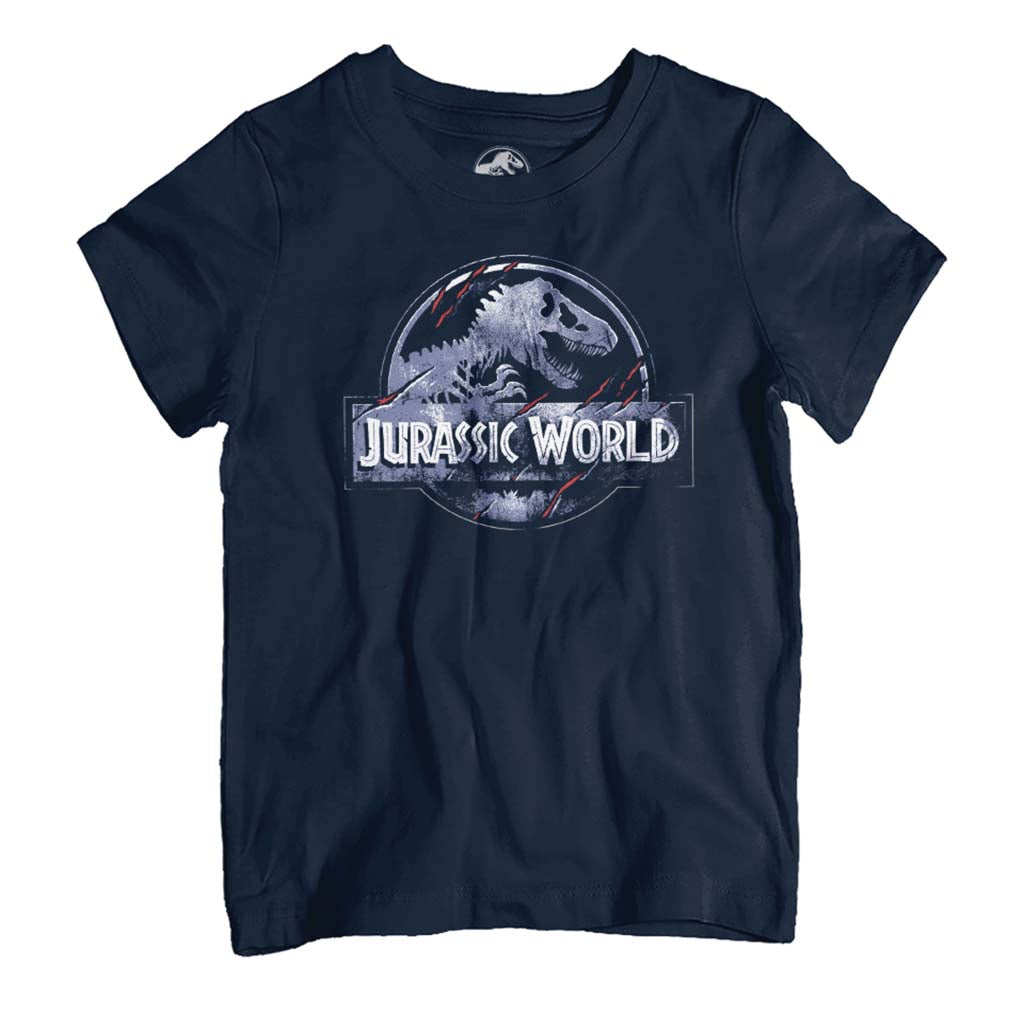 Universal Jurassic World Classic Claw Logo Kid's T-Shirt-ALL + EVERY