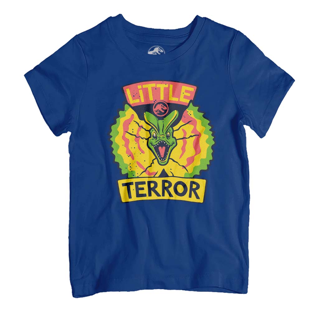 Jurassic Park Dilophosaurus Little Terror Kid's T-Shirt-ALL + EVERY