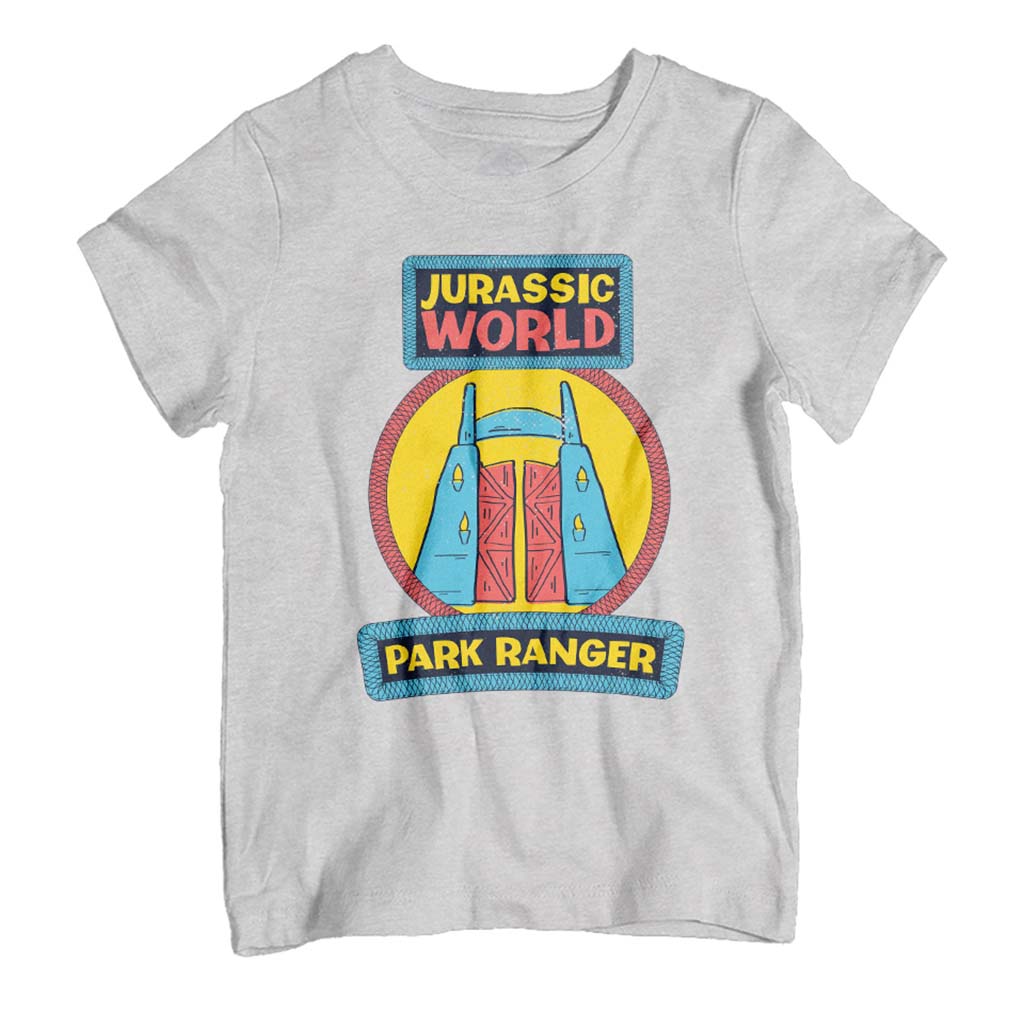 Jurassic Park Entrance Park Ranger Kid's T-Shirt-ALL + EVERY