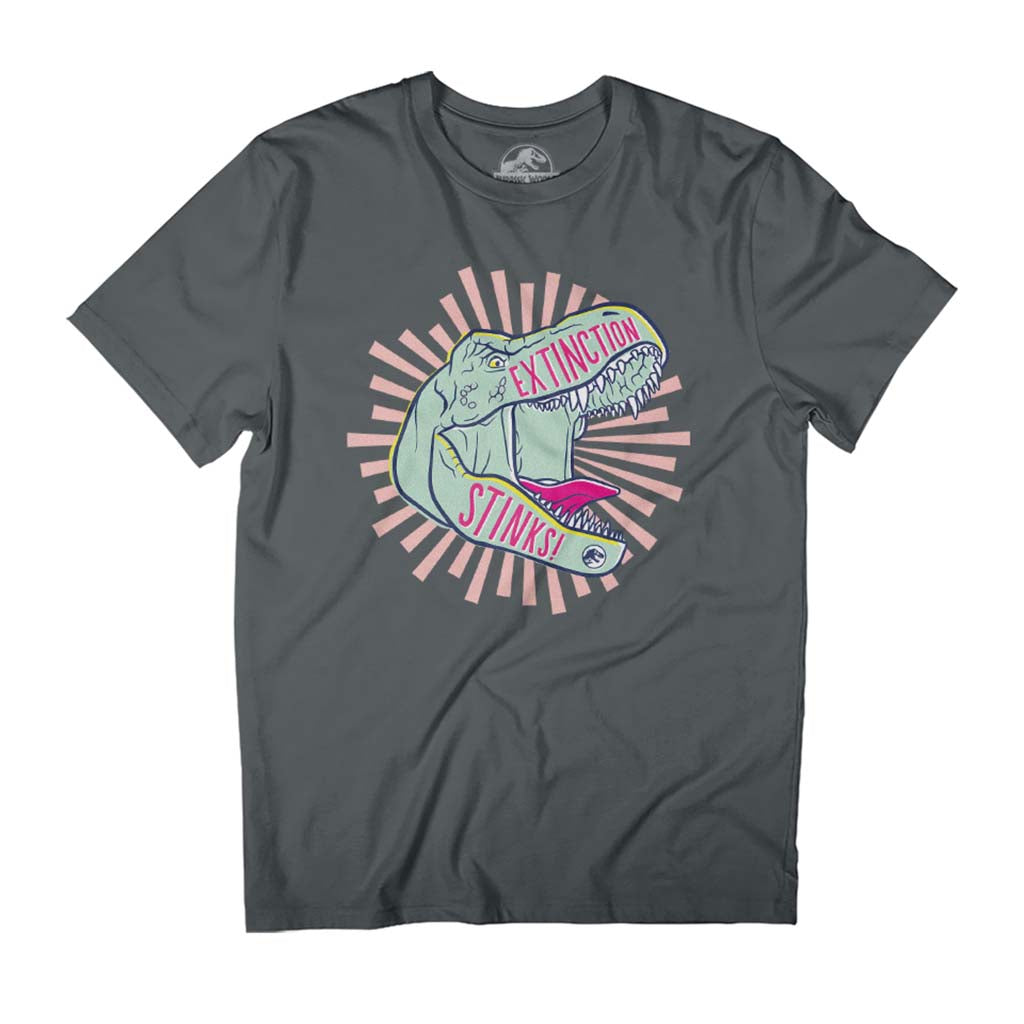 Jurassic Park T Rex Extinction Stinks Men's T-Shirt