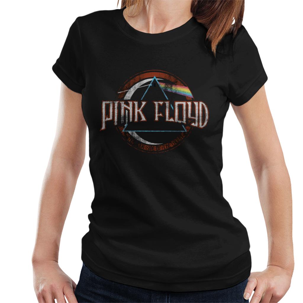 Pink Floyd The Dark Side Of The Moon Vintage Logo Women's T-Shirt