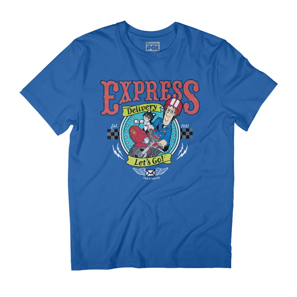 Postman Pat Express Delivery Lets Go Men's T-Shirt
