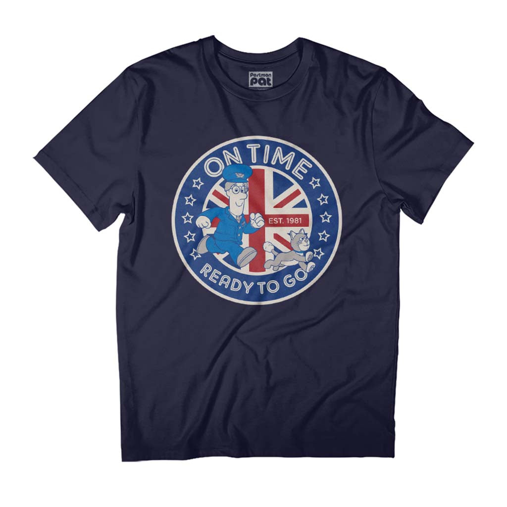 Postman Pat And Jess On Time Ready To Go Men's T-Shirt-ALL + EVERY