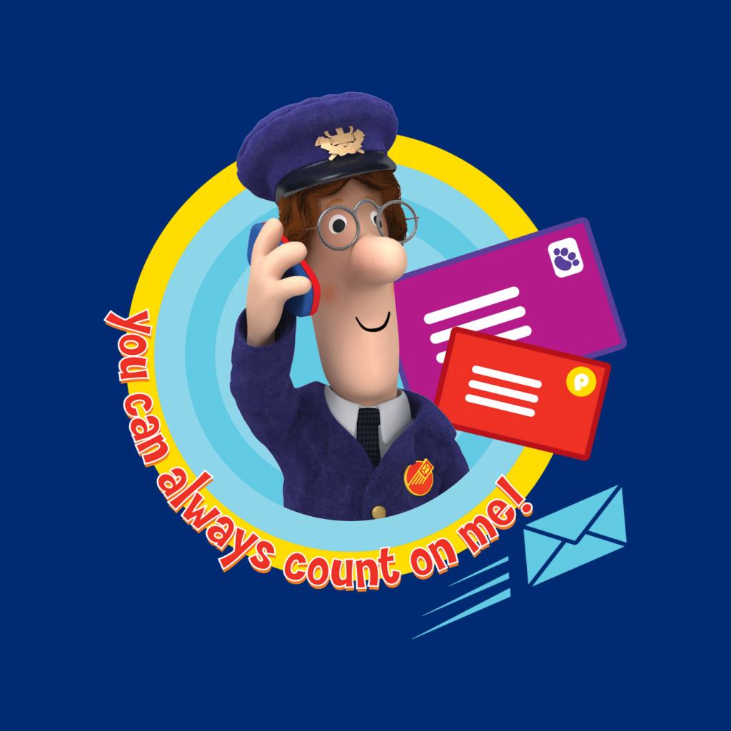 Postman Pat You Can Always Count On Me Men's T-Shirt-ALL + EVERY