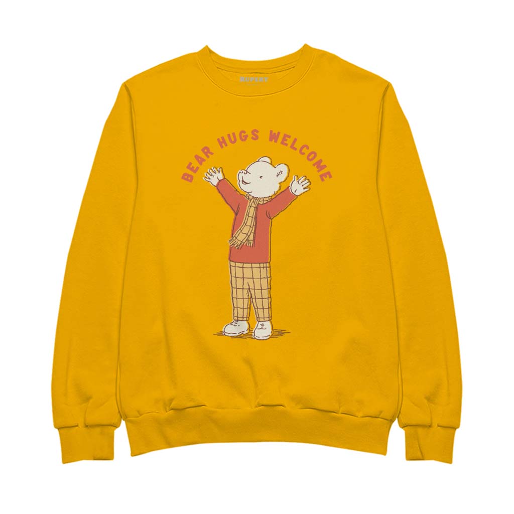All Every Rupert Bear Hugs Welcome Women's Hooded Sweatshirt