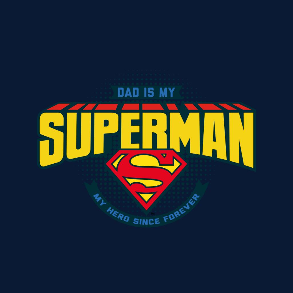 Superman Fathers Day Dad Is My Hero Since Forever Kid's Sweatshirt-ALL + EVERY