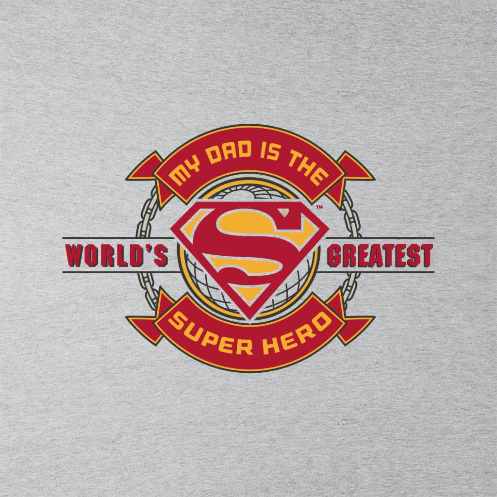 Superman My Dad Is The Super Hero Fathers Day Men's Hooded Sweatshirt-ALL + EVERY