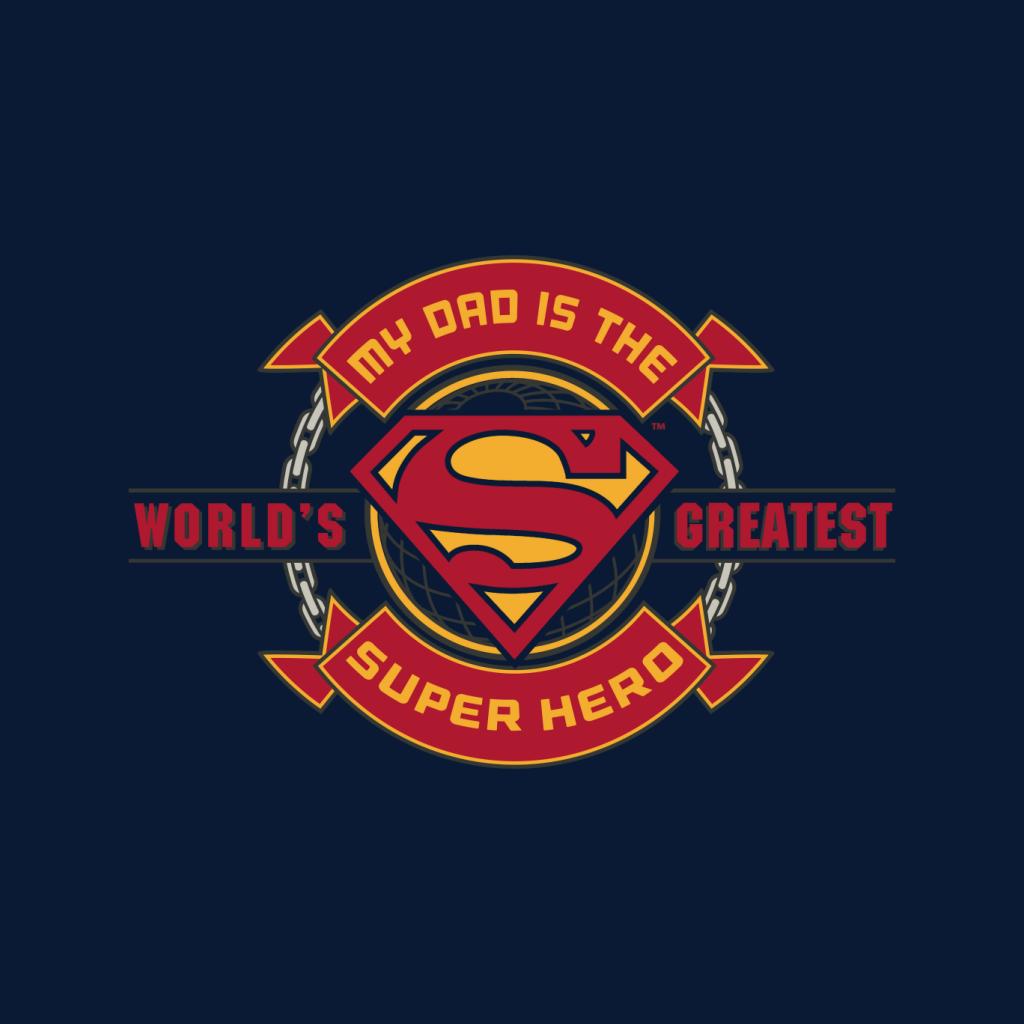 Superman My Dad Is The Super Hero Fathers Day Men's T-Shirt-ALL + EVERY