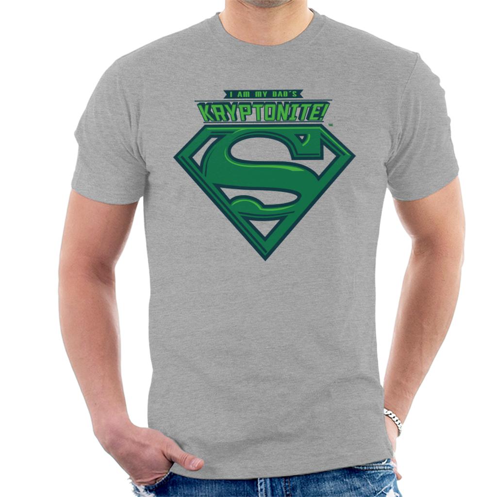 Superman I Am My Dads Kryptonite Fathers Day Men's T-Shirt-ALL + EVERY