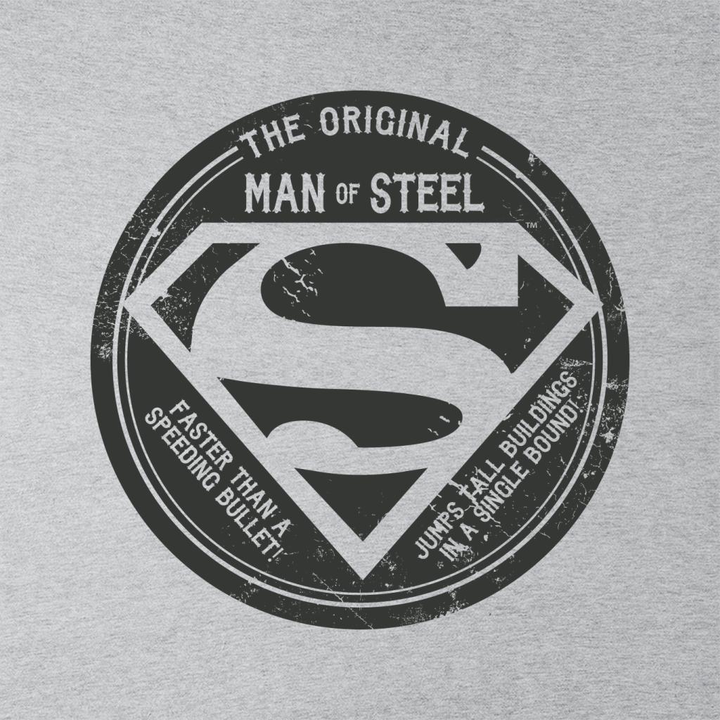 Superman The Original Man Of Steel Retro Women's T-Shirt-ALL + EVERY