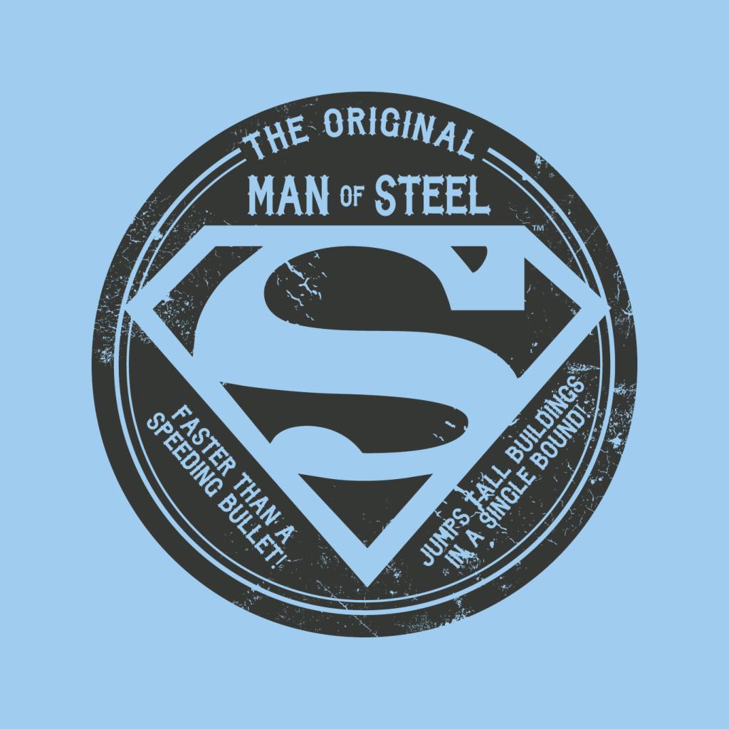 Superman The Original Man Of Steel Retro Kid's T-Shirt-ALL + EVERY