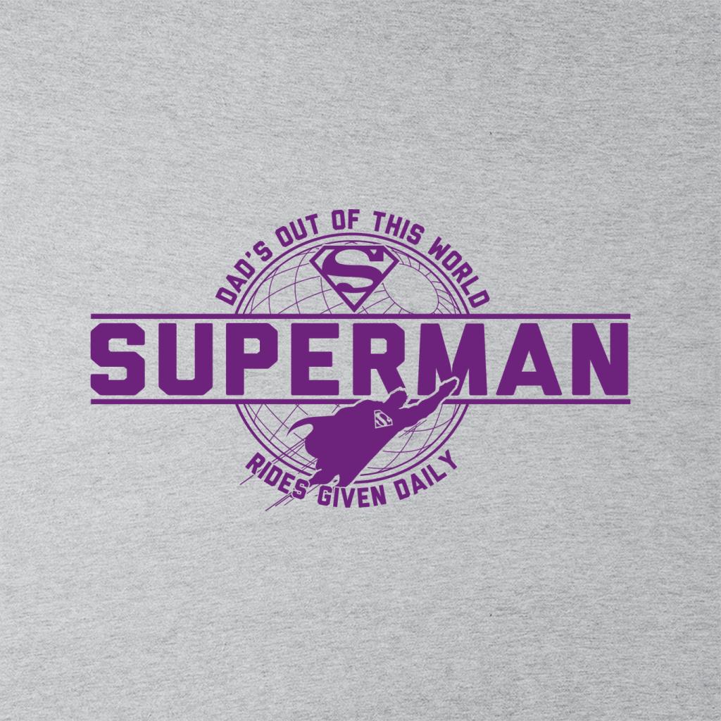 Superman Dads Out Of This World Fathers Day Men's T-Shirt-ALL + EVERY