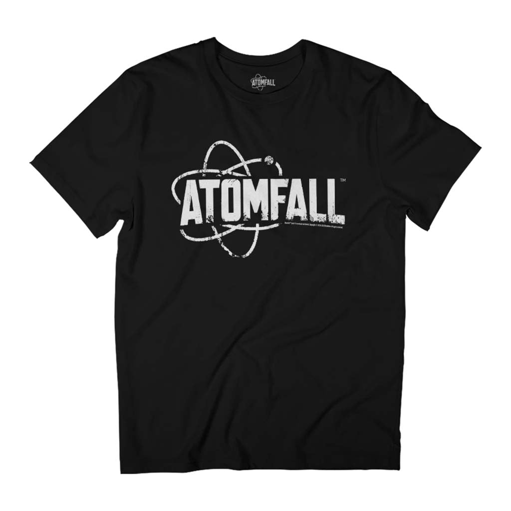 Atomfall Classic White Text Logo Men's T-Shirt-ALL + EVERY