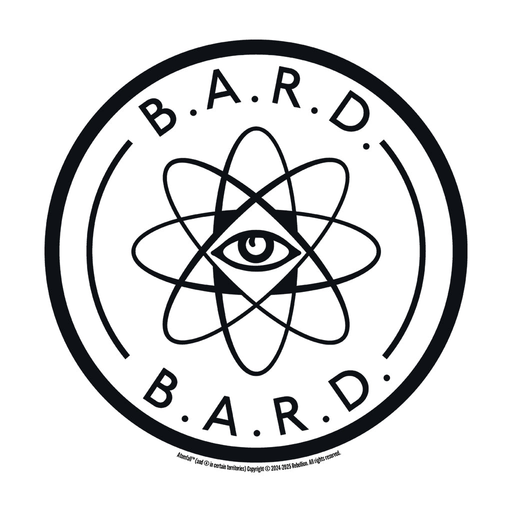 Atomfall B.A.R.D. Atomic Badge Logo Men's T-Shirt-ALL + EVERY