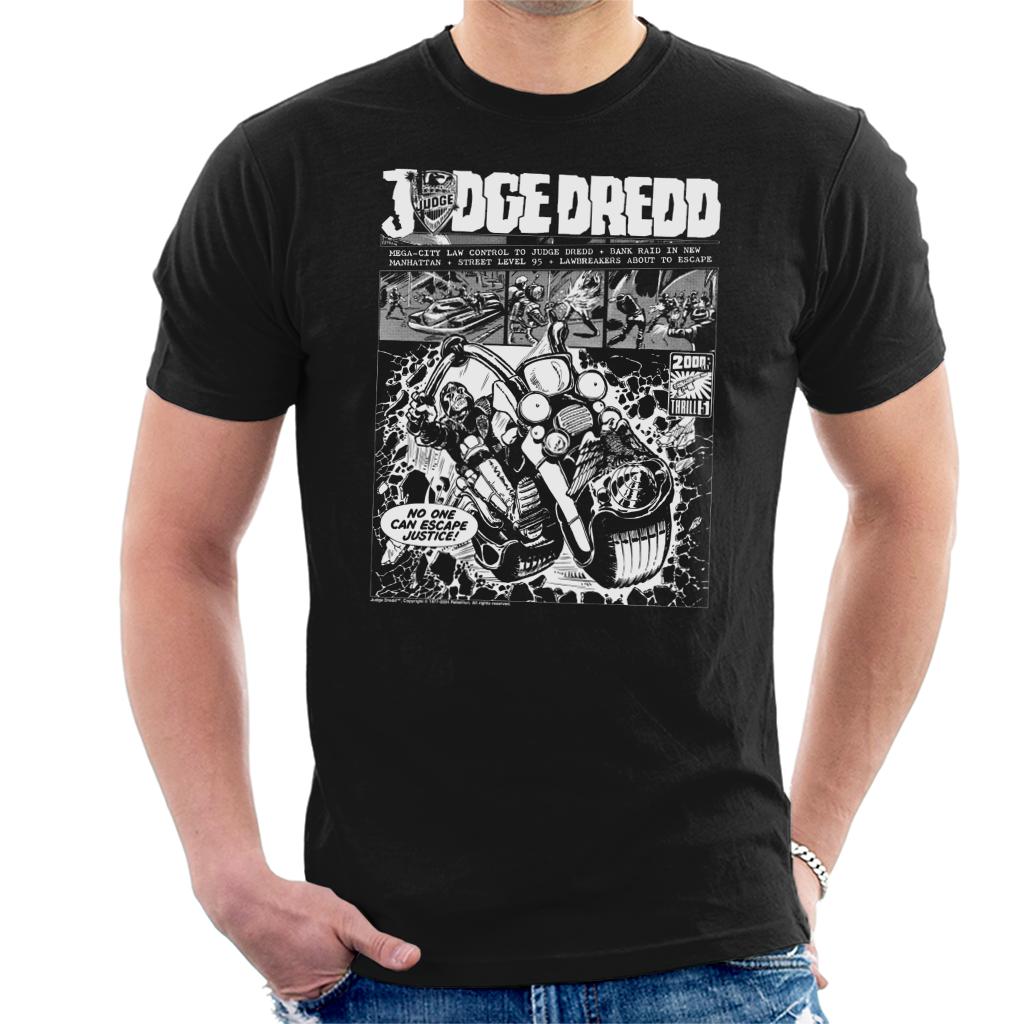 Judge Dredd The First Dredd 2000 AD Comic Art Men's T-Shirt