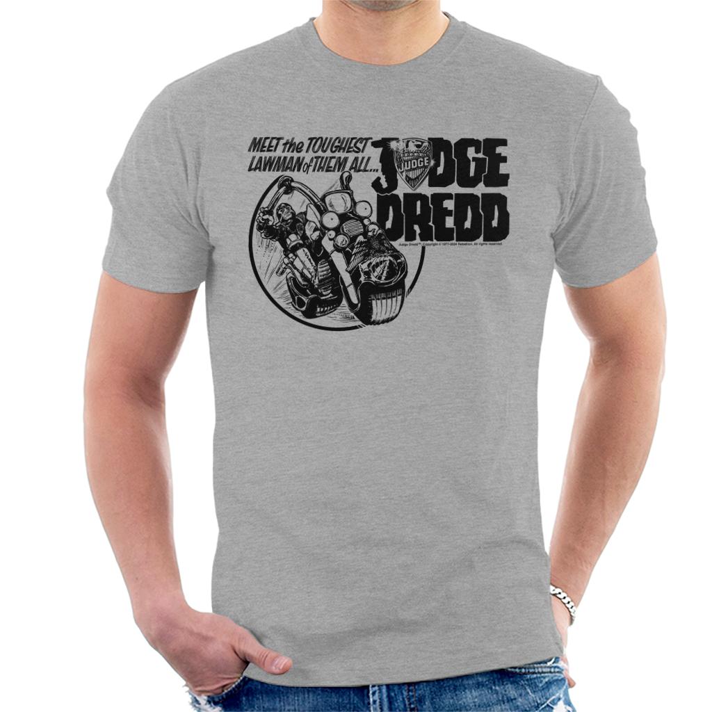 Judge Dredd Toughest Lawman Of Them All 2000 AD Comics Men's T-Shirt