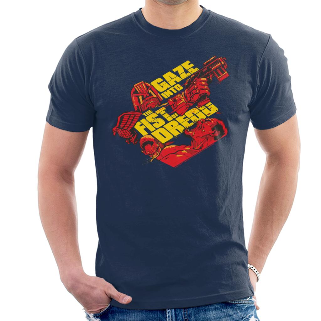 Judge Dredd Gaze Into The Fist of Dredd 2000 AD Men's T-Shirt