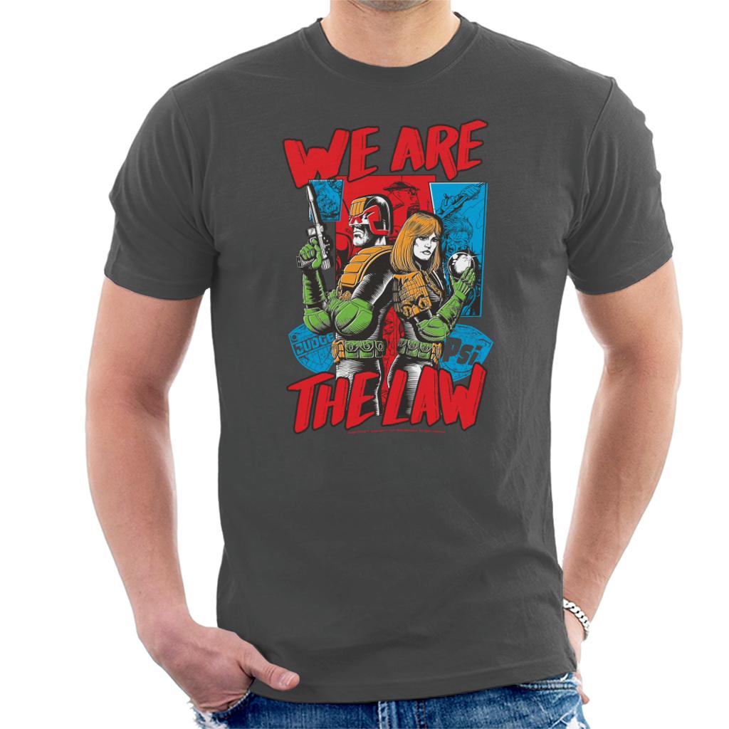 Judge Dredd We Are The Law Judge Anderson 2000 AD Men's T-Shirt