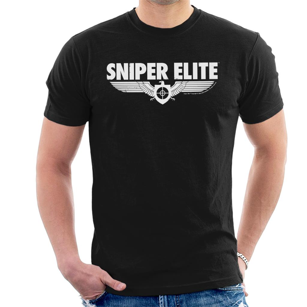 Sniper Elite White Logo Men's T-Shirt