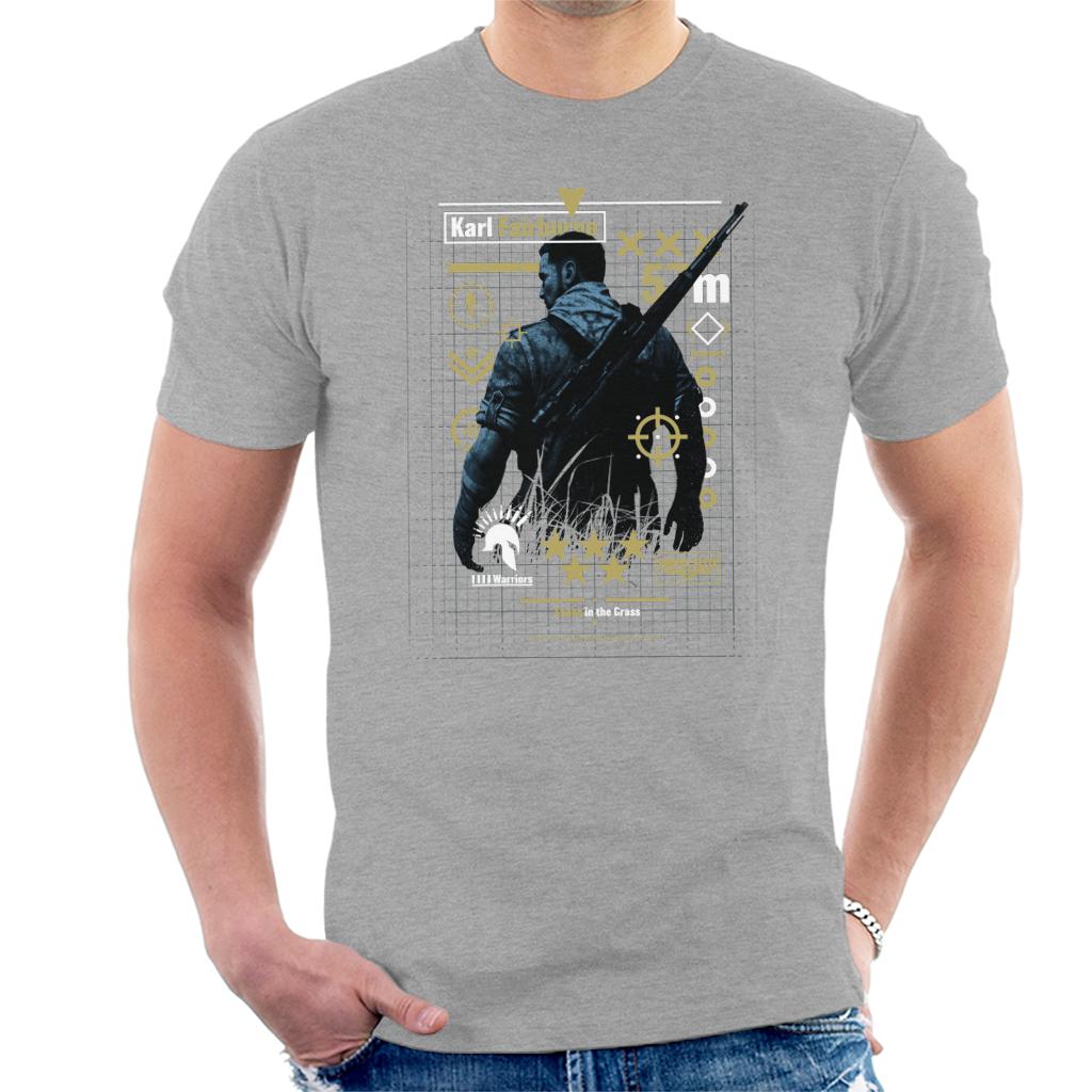 Sniper Elite Karl Fairburne Snake In The Grass Men's T-Shirt