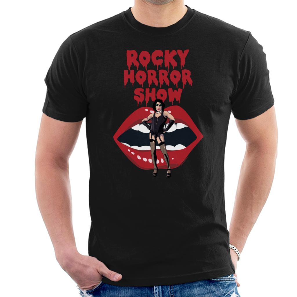 Rocky Horror Show Dr Frank N Furter With Lips Men's T-Shirt