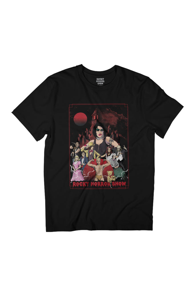 Rocky Horror Show Poster Art Women's Relaxed Fit T-Shirt-ALL + EVERY