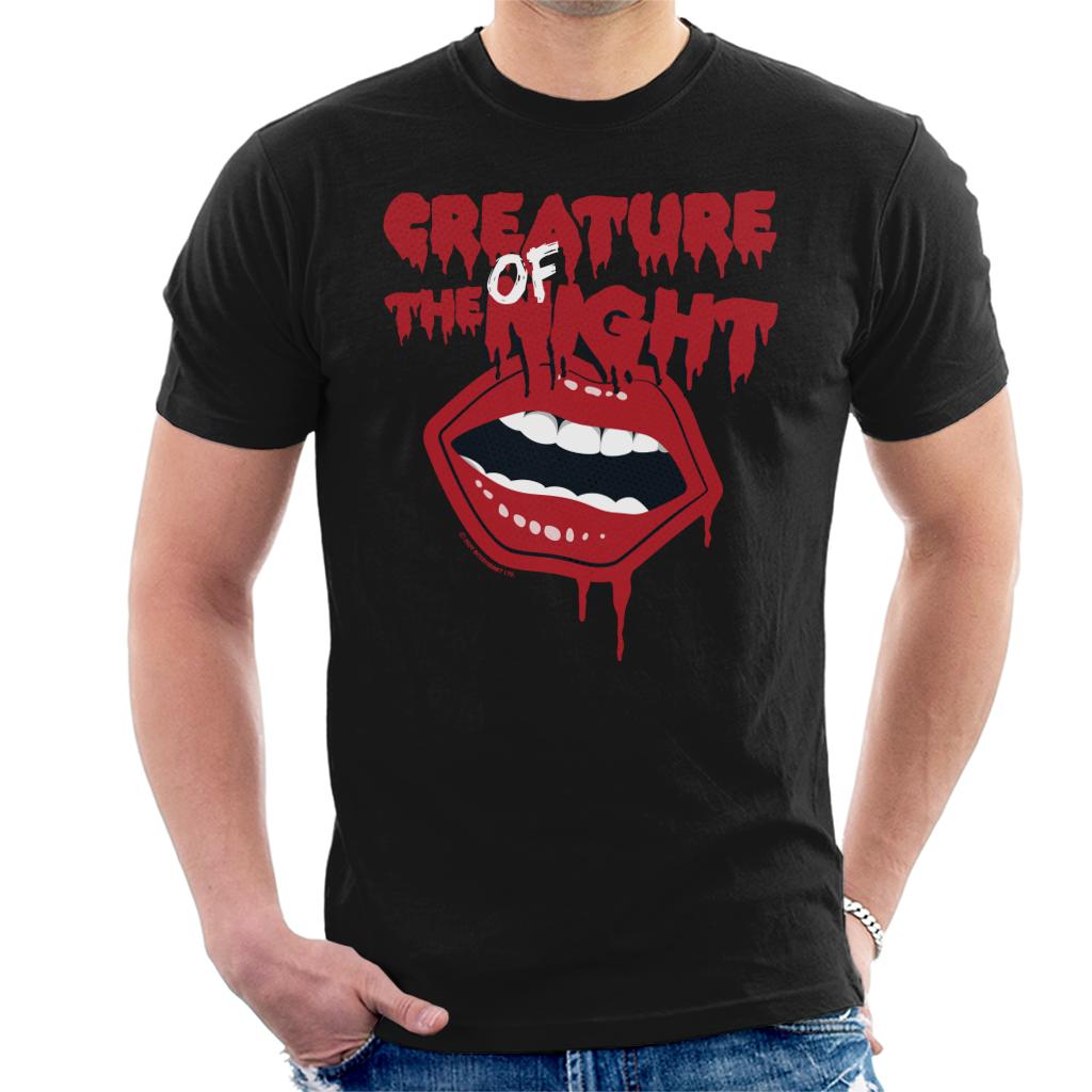 Rocky Horror Show Creature Of The Night Mouth Men's T-Shirt