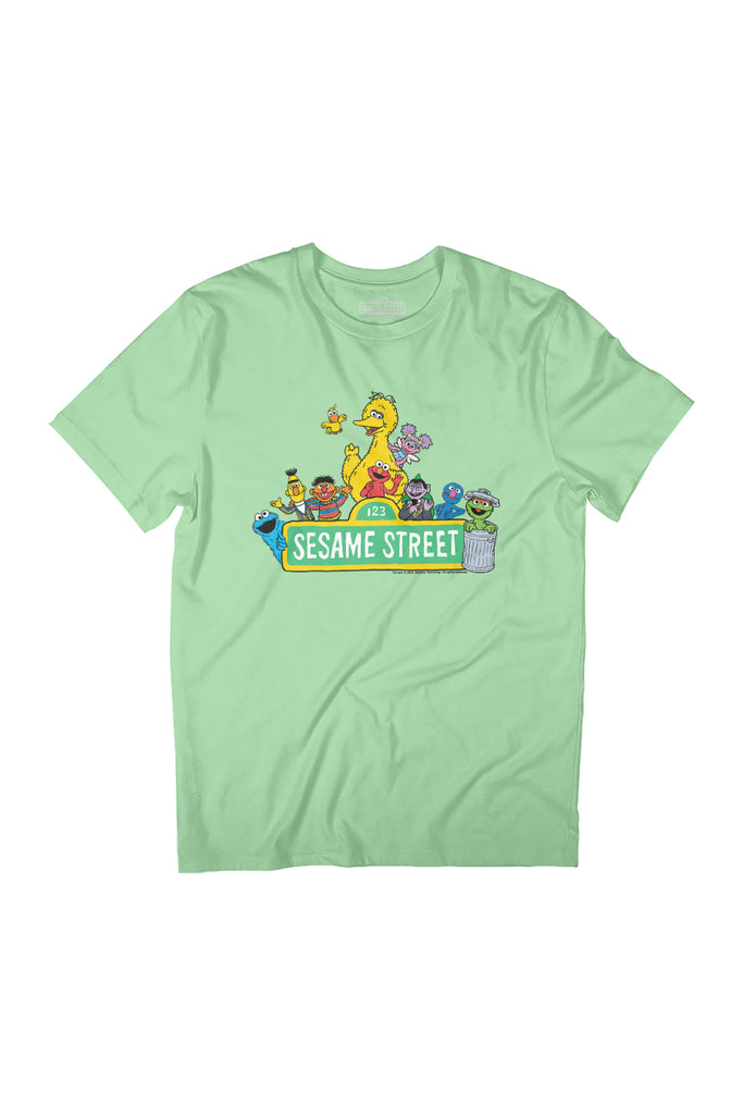 Sesame Street Character Logo Women's Relaxed Fit T-Shirt-ALL + EVERY