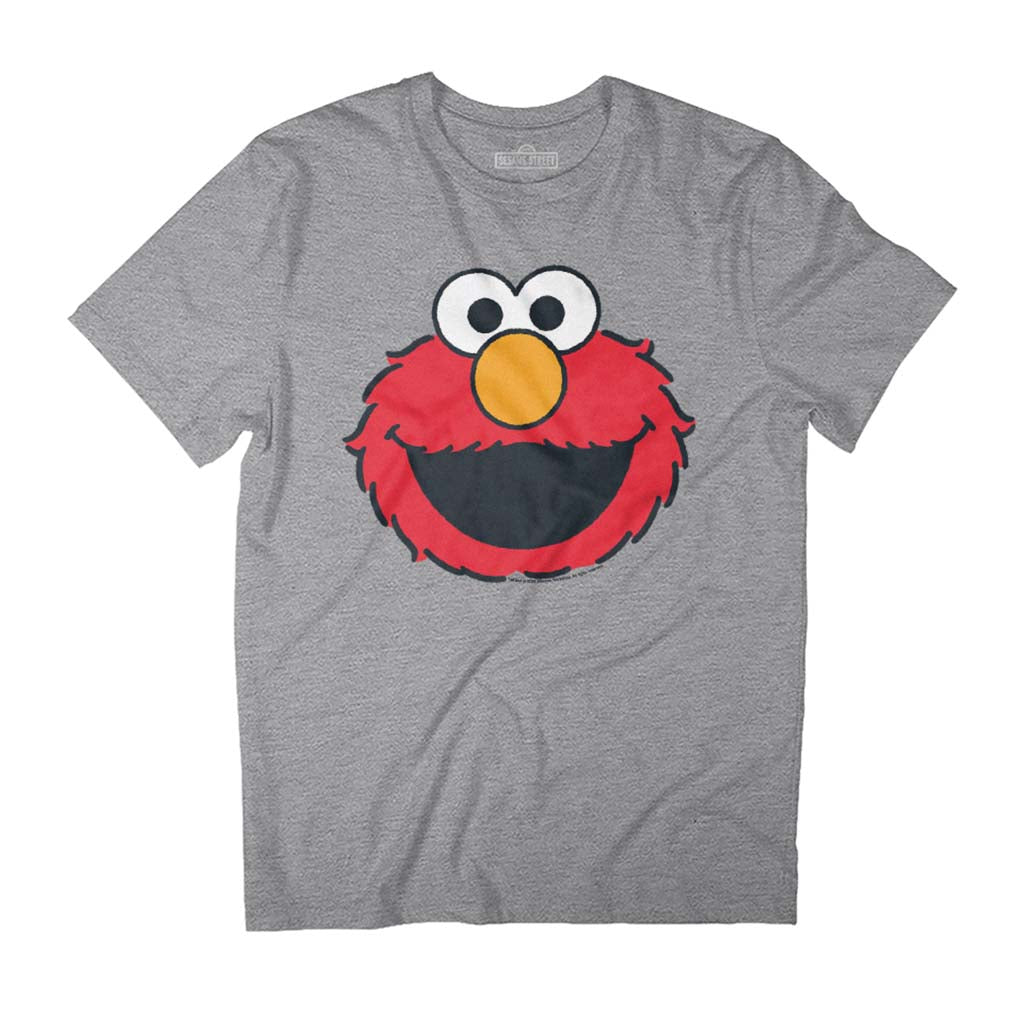 Sesame Street Elmo Smile Men's T-Shirt-ALL + EVERY