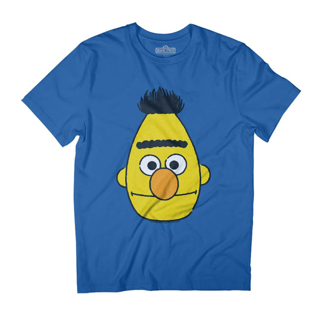 Sesame Street Bert Smile Men's T-Shirt-ALL + EVERY