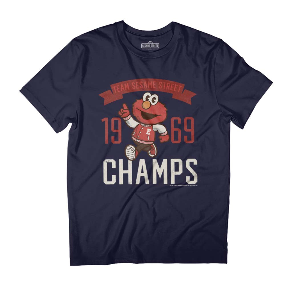 Sesame Street Team Champs 1969 Men's T-Shirt-ALL + EVERY