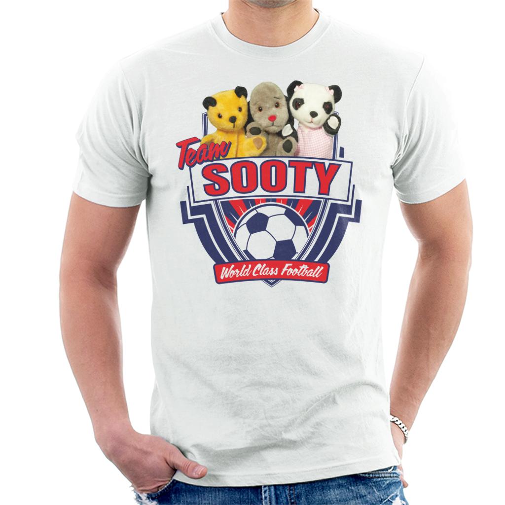 Sooty Team World Class Football England Euro Football Men's T-Shirt