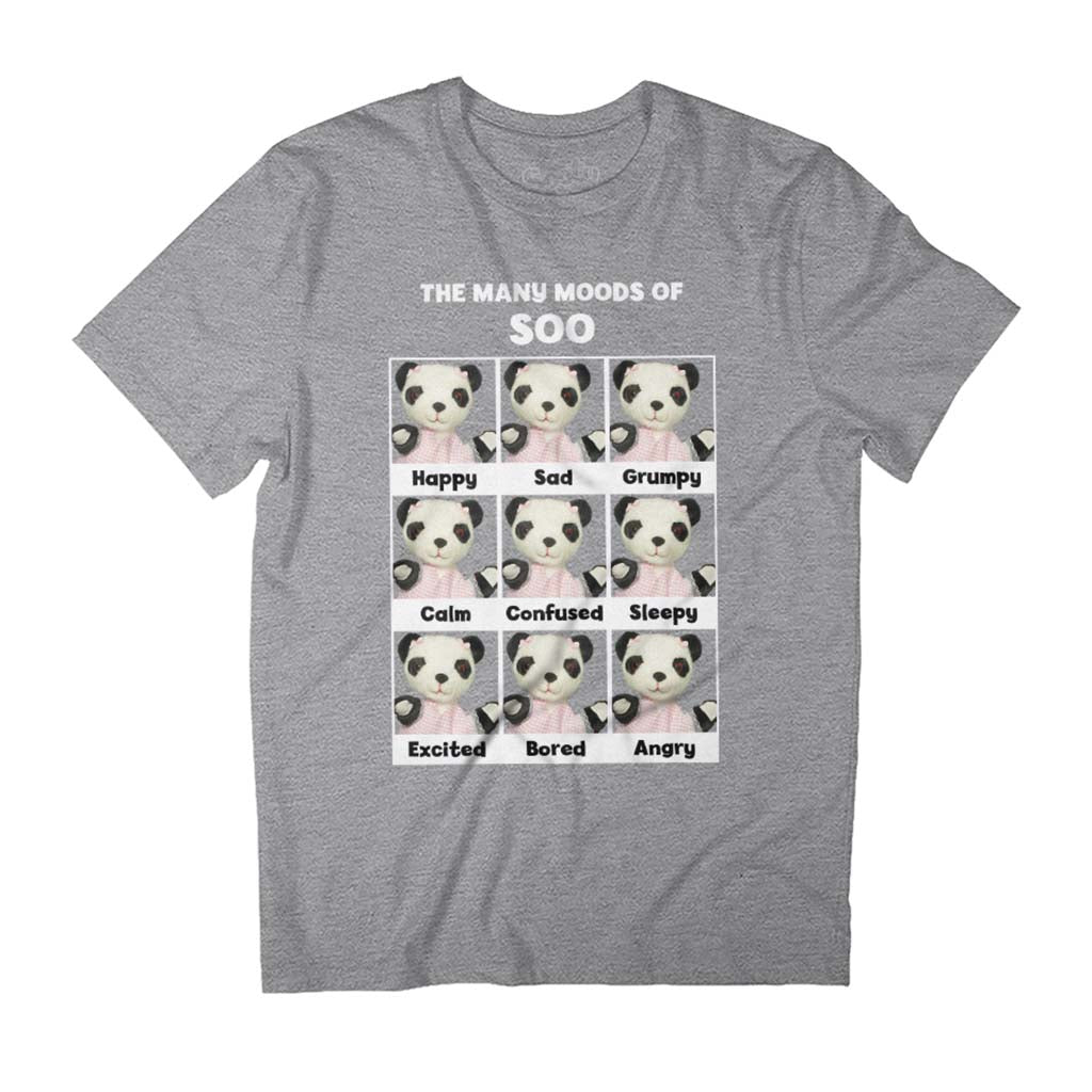 Sooty The Many Moods Of Soo Men's T-Shirt-ALL + EVERY