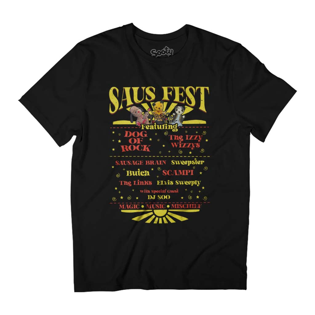 Sooty Saus Fest Music Festival Men's T-Shirt-ALL + EVERY