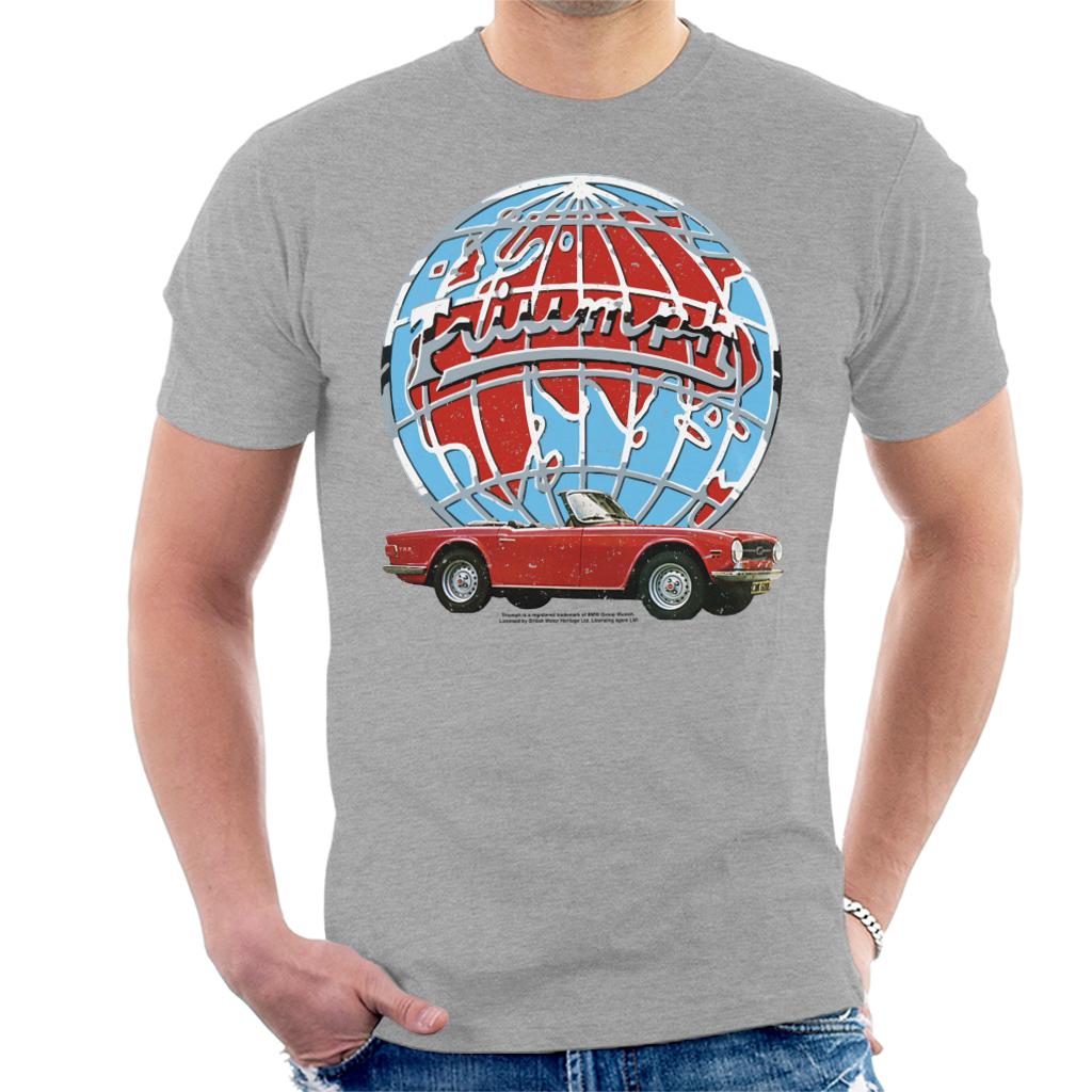 British Motor Heritage Triumph Globe Stag Sports Car 1970 Men's T-Shirt