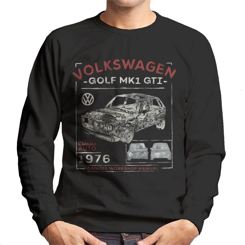 Volkswagen-Golf-MK1-GTI-Owners-Manual-Mens-Sweatshirt