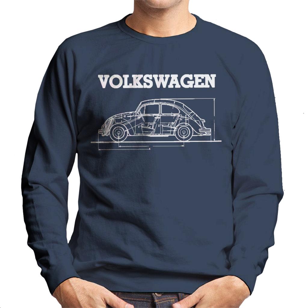 Volkswagen-Beetle-White-Technical-Blueprint-Outline-Mens-Sweatshirt