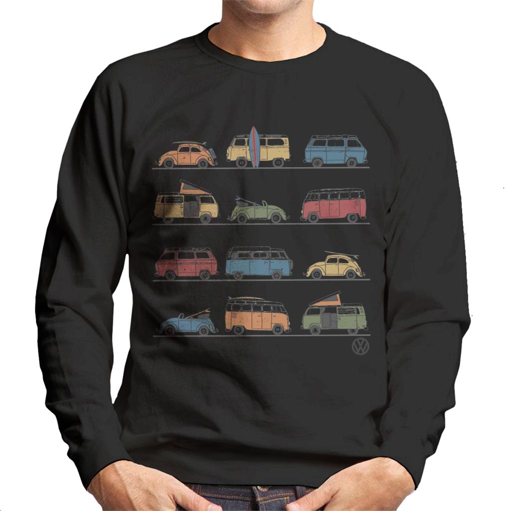 Volkswagen-Vans-And-Beetles-Mens-Sweatshirt