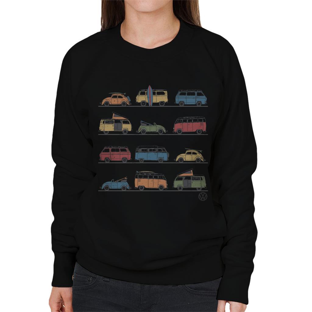 Volkswagen-Vans-And-Beetles-Womens-Sweatshirt