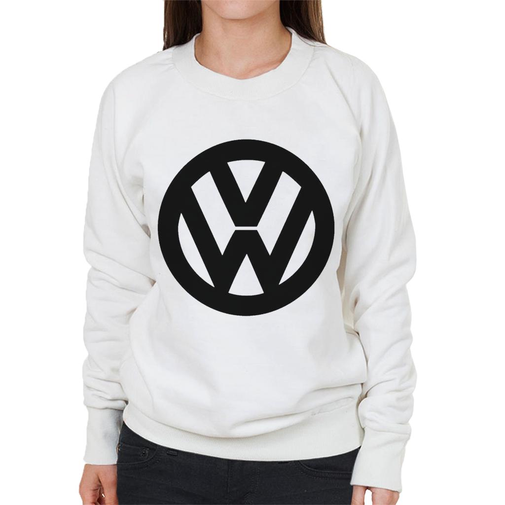 Volkswagen-Classic-Black-VW-Logo-Womens-Sweatshirt