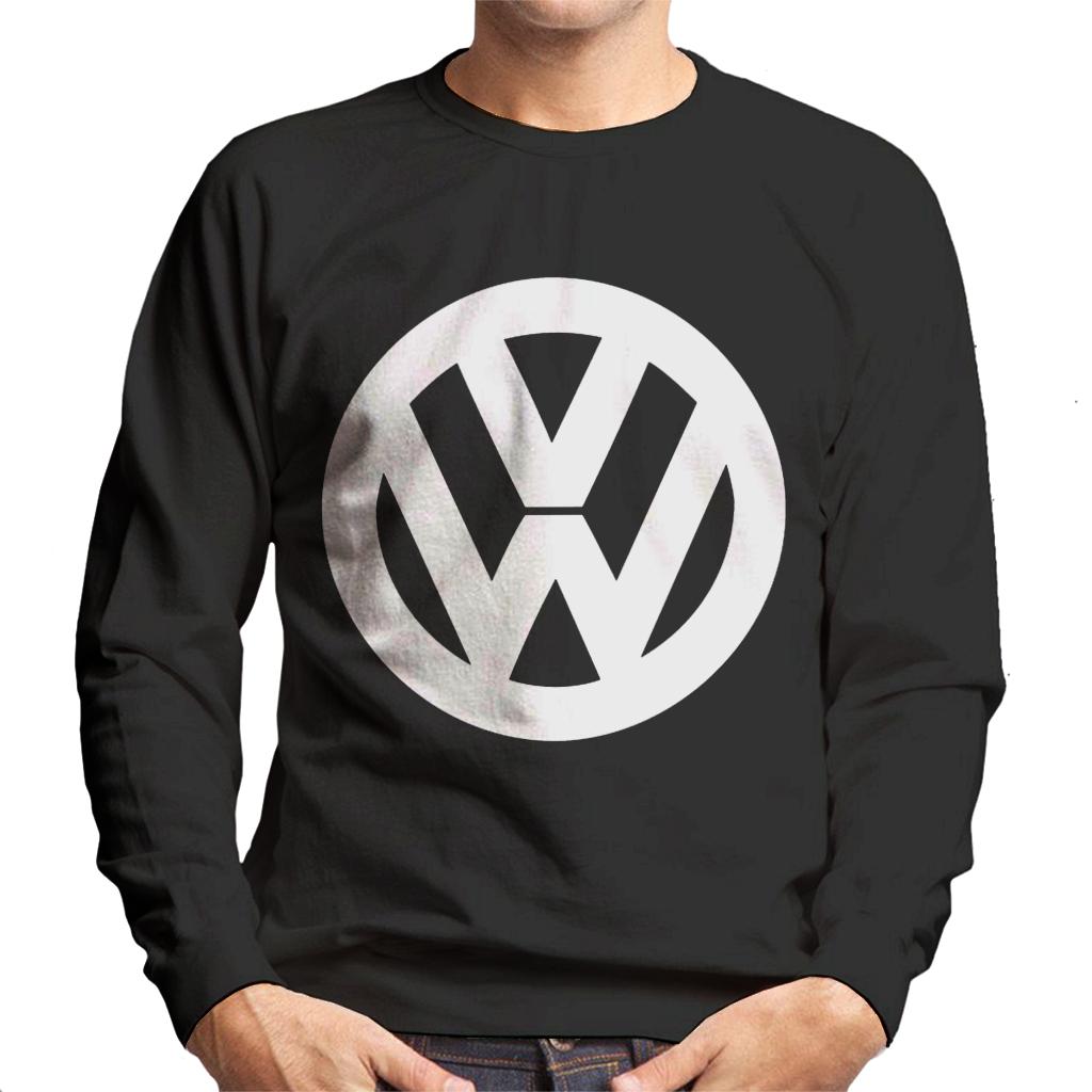 Volkswagen-Classic-VW-White-Logo-Mens-Sweatshirt